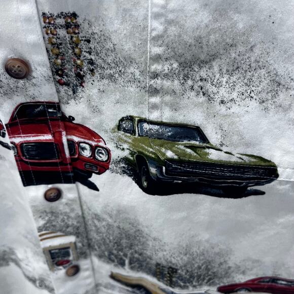 North River Outfitters Men's XL Javelin Chevelle GTO Torino Short Sleeve Shirt - Picture 3 of 8